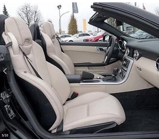 Left hand drive car MERCEDES SLK CLASS (01/03/2015) - 